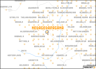 map of Medagedaragama