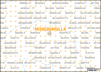 map of Medagodamulla