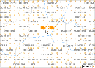 map of Medagoda