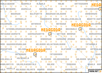 map of Medagoda
