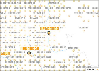 map of Medagoda