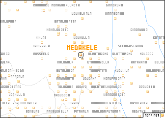 map of Medakele