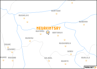 map of Meda Kʼimtsʼay