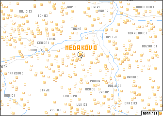 map of Medakovo