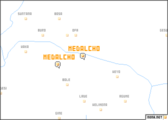 map of Medalcho