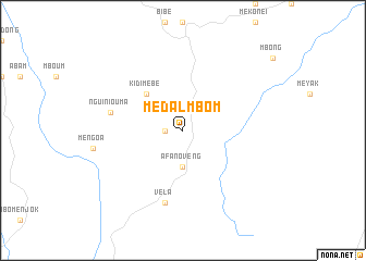 map of Médalmbom