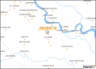 map of Medanito