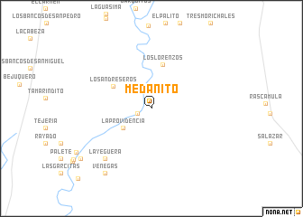 map of Medanito