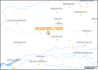 map of Médano El Toro