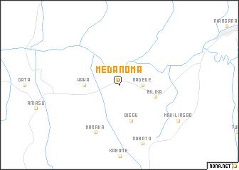 map of Medanoma