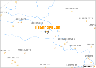 map of Médano Pelón