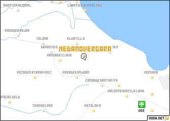 map of Médano Vergara