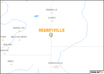 map of Medaryville