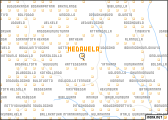 map of Medawela