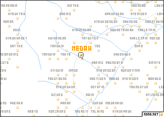 map of Medaw