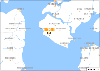 map of Medaw