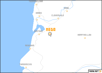 map of Meda