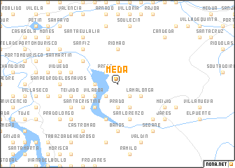 map of Meda