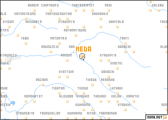 map of Meda