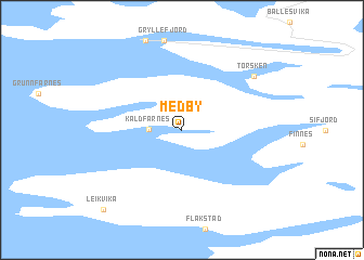 map of Medby