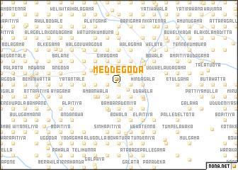 map of Meddegoda