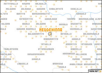 map of Meddehinna