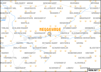 map of Meddewade