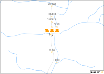 map of Méddou