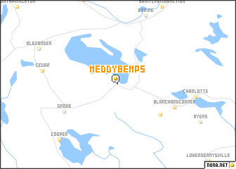 map of Meddybemps