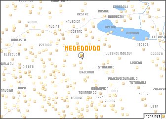 map of Međedov Do