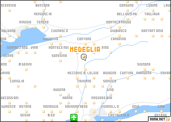 map of Medeglia