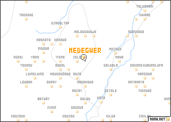 map of Médégwer