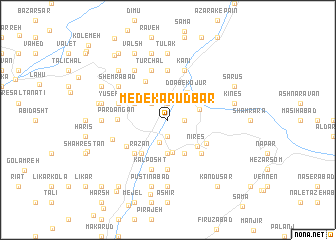 map of Medekārūdbār