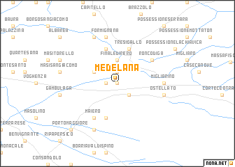 map of Medelana