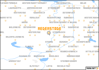 map of Medemstade