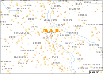 map of Medenac