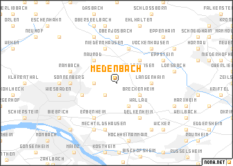 map of Medenbach