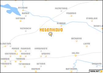 map of Medenikovo