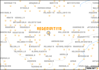 map of Mederipitiya