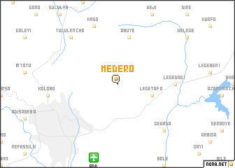 map of Medero