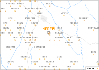 map of Mederu