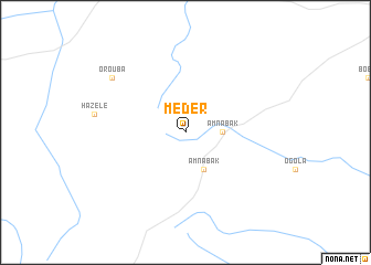 map of Méder
