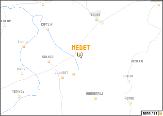 map of Medet