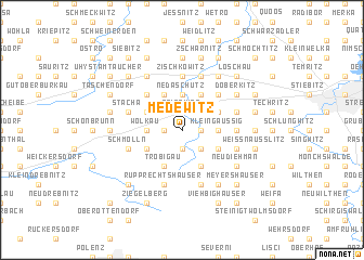 map of Medewitz