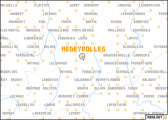 map of Medeyrolles