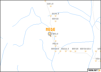 map of Médé