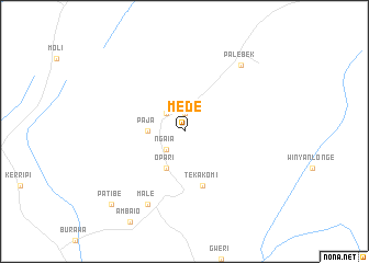 map of Mede
