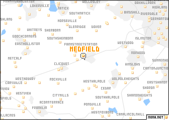 map of Medfield