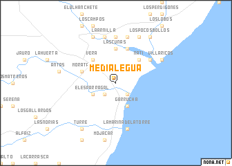map of Media Legua