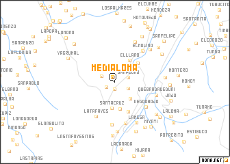 map of Media Loma